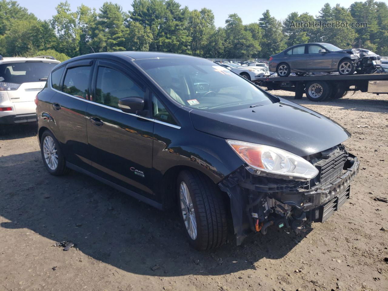 2013 Ford C-max Premium Black vin: 1FADP5CU7DL509845