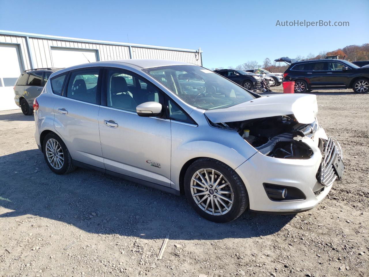 2013 Ford C-max Premium Silver vin: 1FADP5CU7DL530405