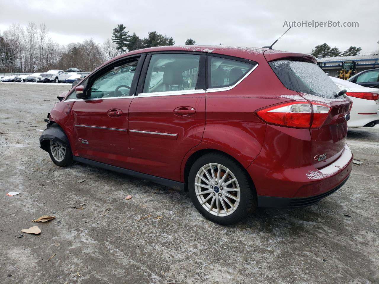 2013 Ford C-max Premium Красный vin: 1FADP5CU7DL531182