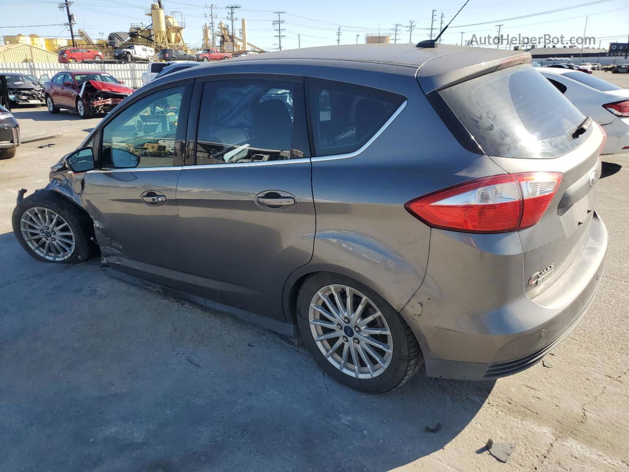 2014 Ford C-max Premium Gray vin: 1FADP5CU7EL509667