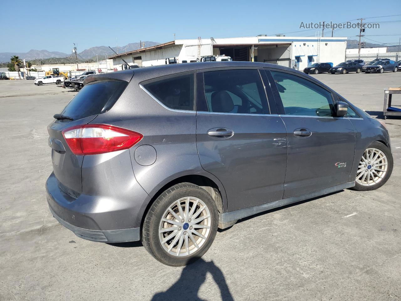 2014 Ford C-max Premium Gray vin: 1FADP5CU7EL509667