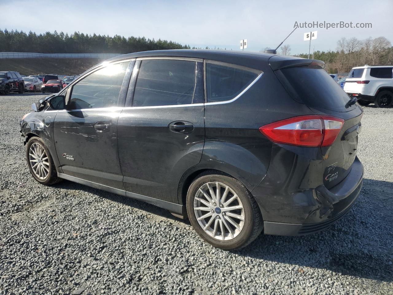 2014 Ford C-max Premium Black vin: 1FADP5CU8EL512321