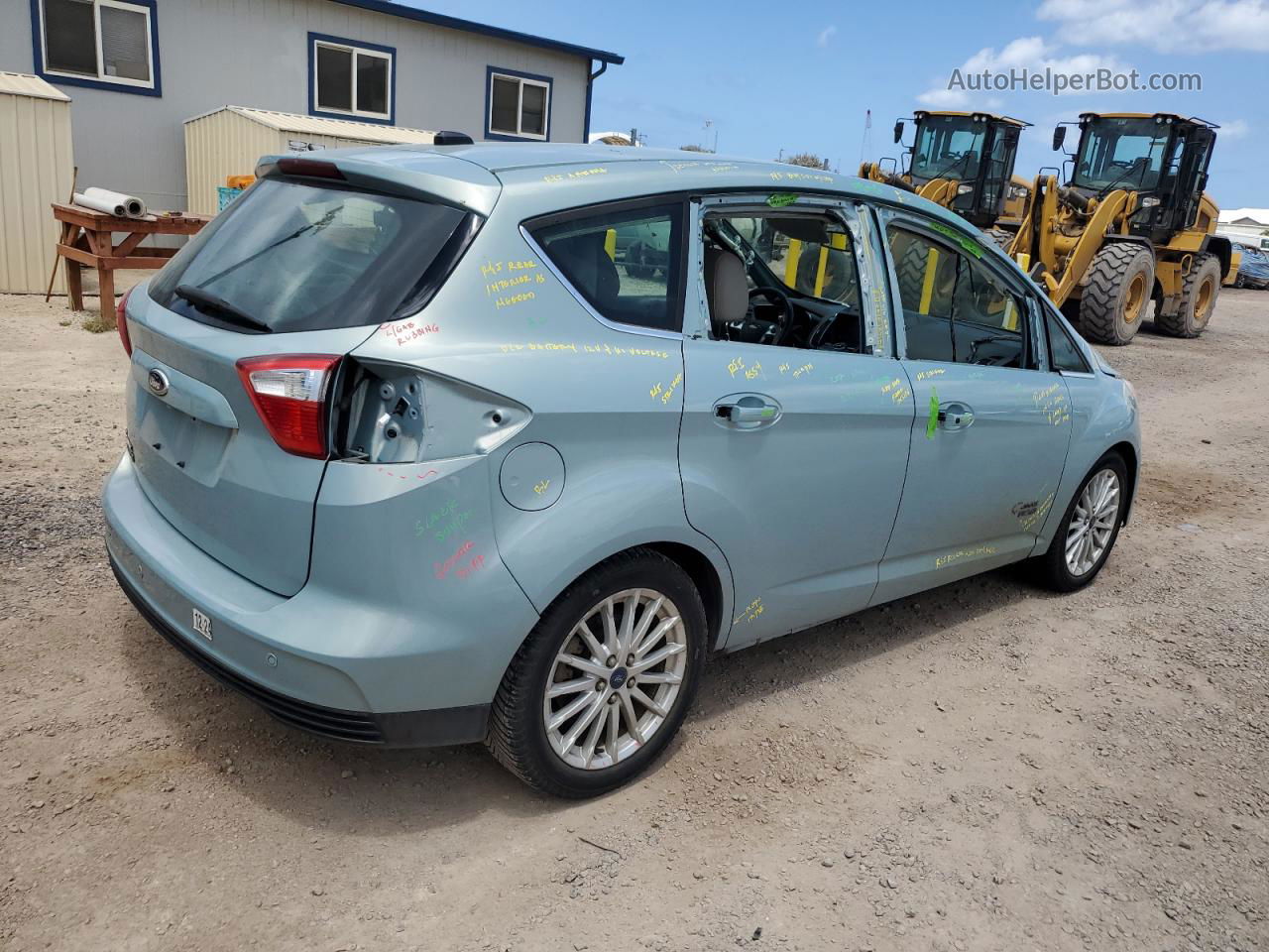 2014 Ford C-max Premium Blue vin: 1FADP5CU8EL521374