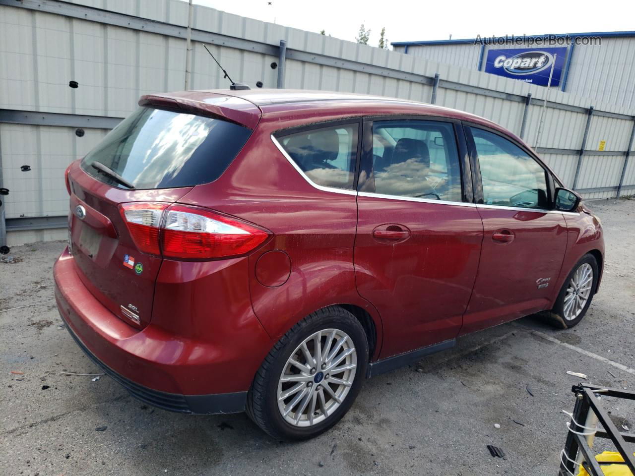 2013 Ford C-max Premium Maroon vin: 1FADP5CU9DL500242