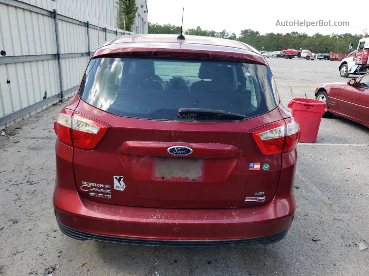 2013 Ford C-max Premium Maroon vin: 1FADP5CU9DL500242