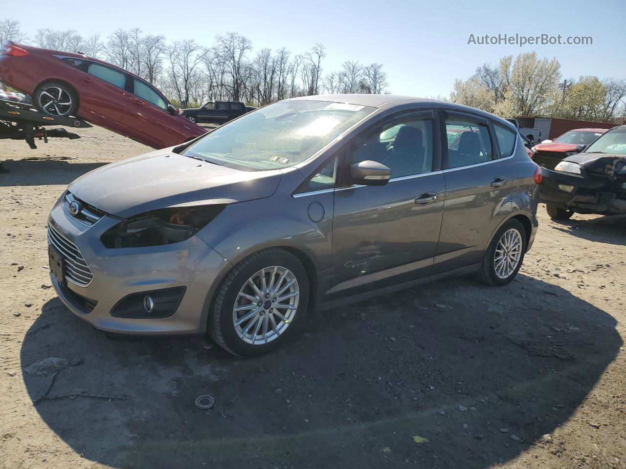 2013 Ford C-max Premium Gray vin: 1FADP5CU9DL512102