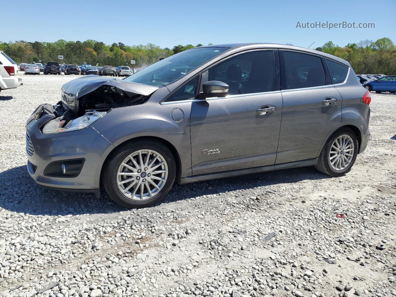 2013 Ford C-max Premium Gray vin: 1FADP5CU9DL516215