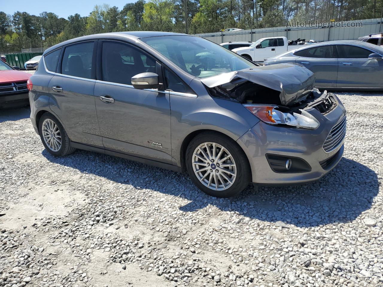 2013 Ford C-max Premium Серый vin: 1FADP5CU9DL516215