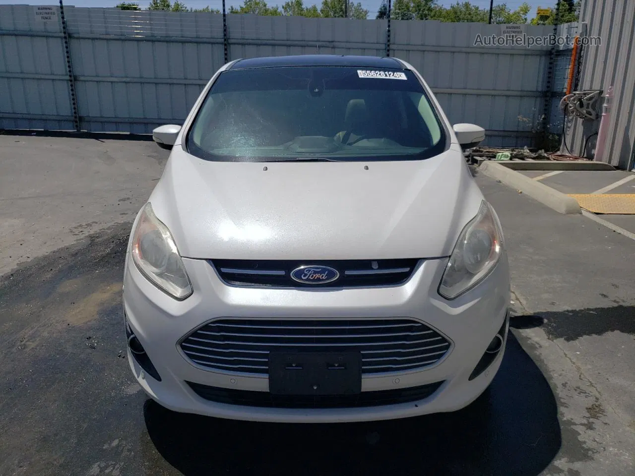 2013 Ford C-max Premium White vin: 1FADP5CU9DL548095