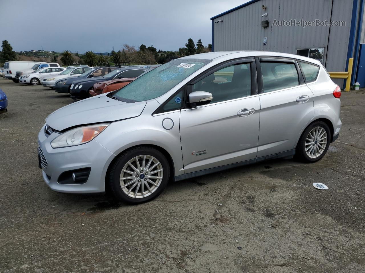 2014 Ford C-max Premium Silver vin: 1FADP5CU9EL510299