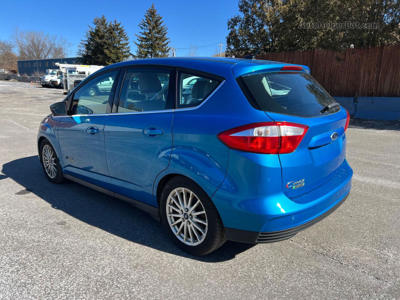 2014 Ford C-max Premium Blue vin: 1FADP5CU9EL517852