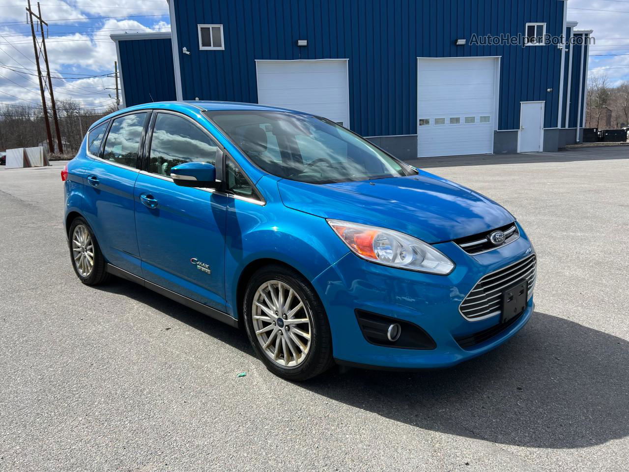 2014 Ford C-max Premium Blue vin: 1FADP5CU9EL517852