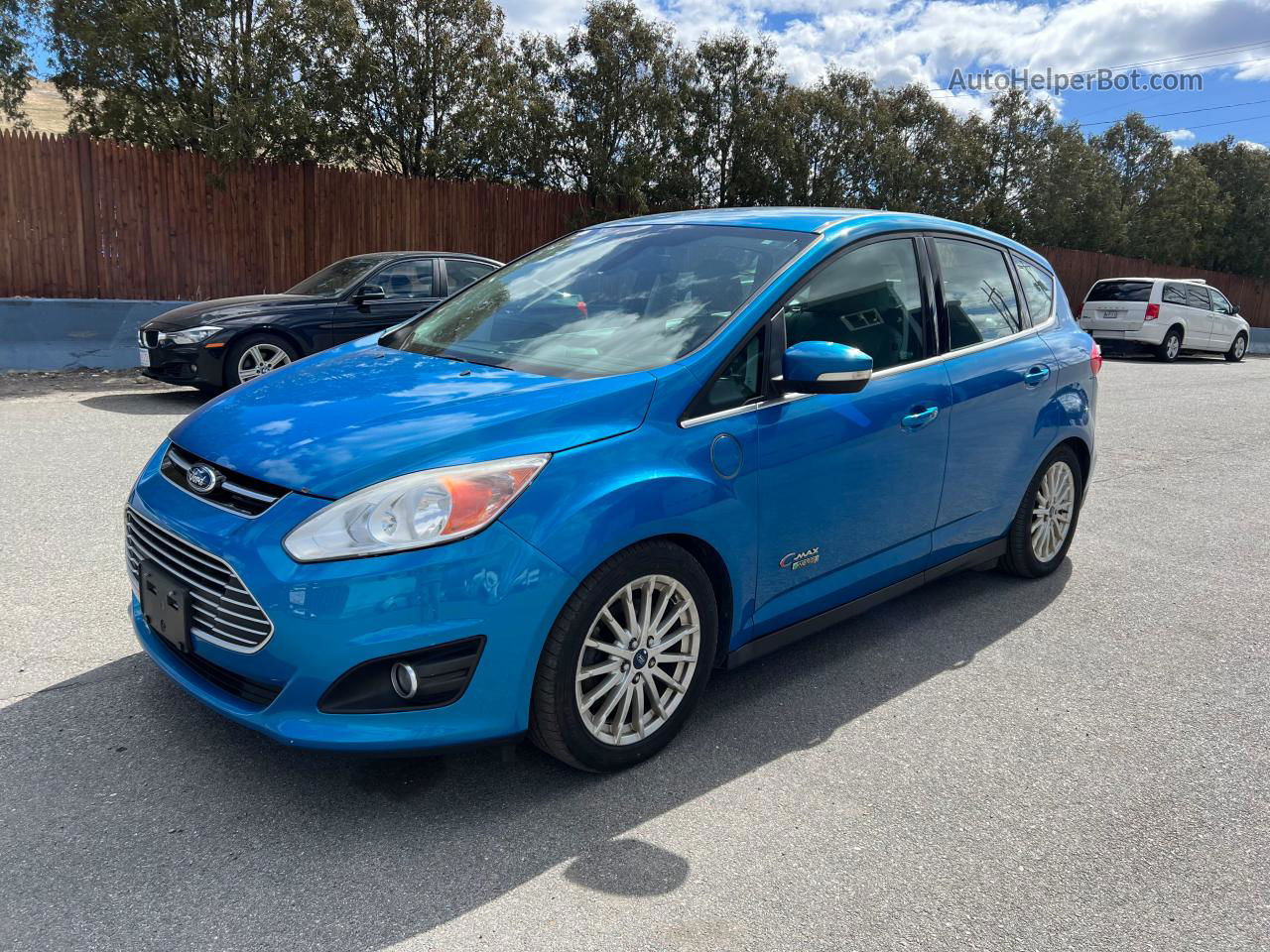 2014 Ford C-max Premium Blue vin: 1FADP5CU9EL517852