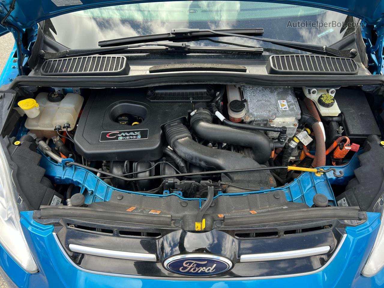 2014 Ford C-max Premium Синий vin: 1FADP5CU9EL517852