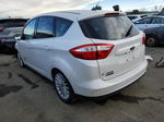 2014 Ford C-max Premium White vin: 1FADP5CU9EL518290