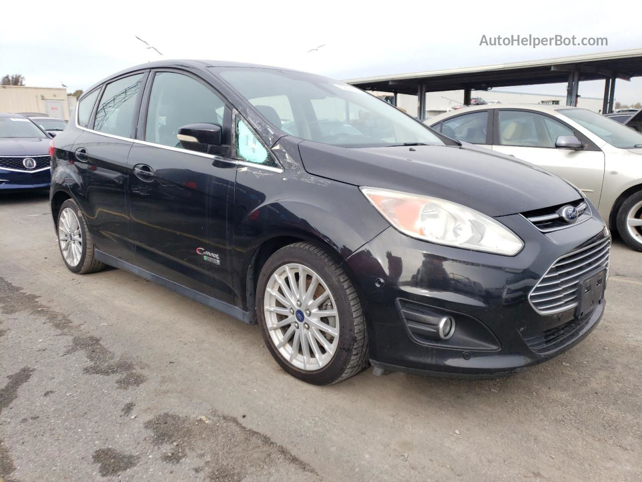 2013 Ford C-max Premium Black vin: 1FADP5CUXDL537882