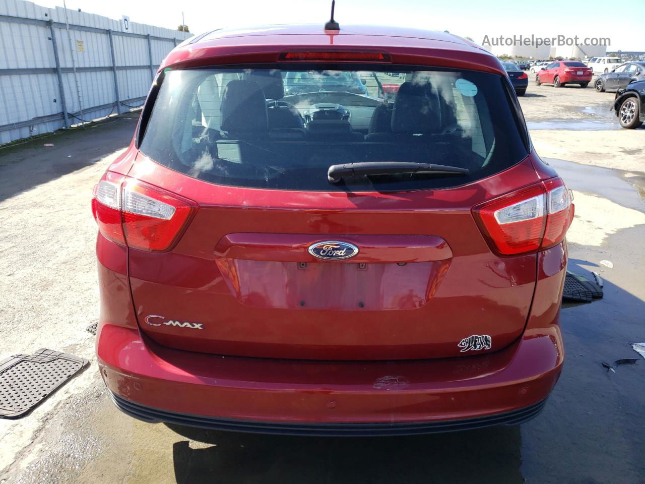 2014 Ford C-max Premium Красный vin: 1FADP5CUXEL511185