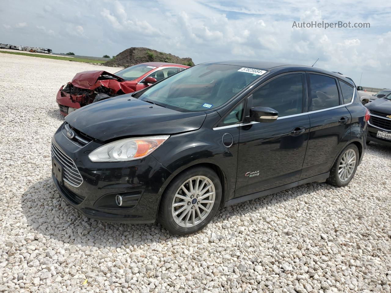 2014 Ford C-max Premium Black vin: 1FADP5CUXEL515303