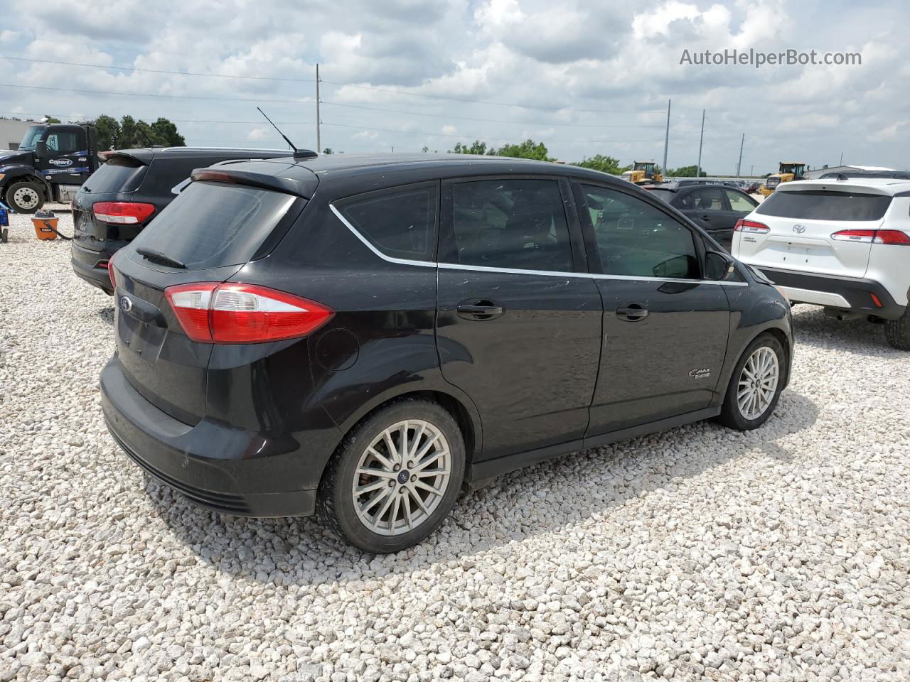 2014 Ford C-max Premium Black vin: 1FADP5CUXEL515303