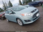 2014 Ford C-max Energi Sel Light Blue vin: 1FADP5CUXEL517200