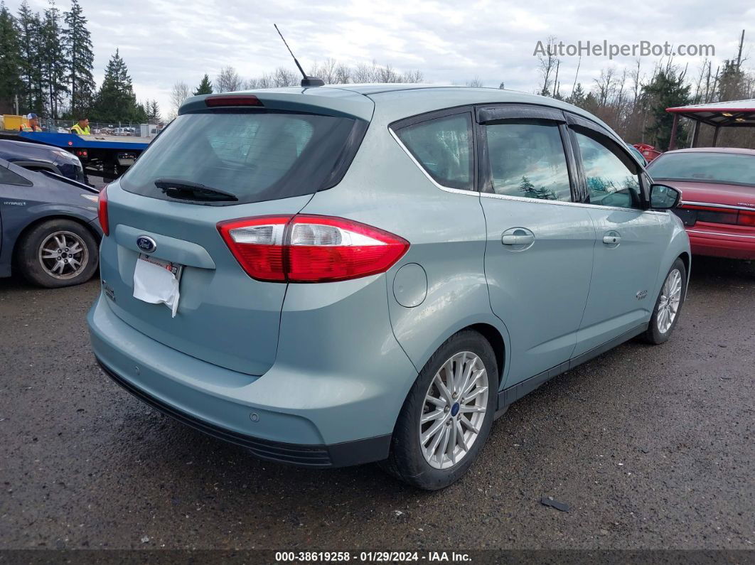 2014 Ford C-max Energi Sel Light Blue vin: 1FADP5CUXEL517200