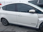 2017 Ford C-max Hybrid Titanium White vin: 1FADP5DU0HL111509