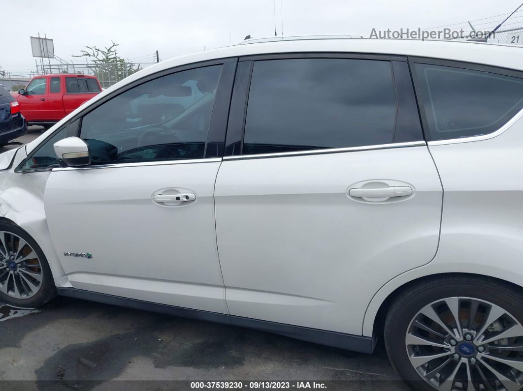 2017 Ford C-max Hybrid Titanium Белый vin: 1FADP5DU0HL111509