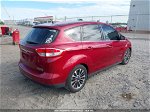 2017 Ford C-max Hybrid Titanium Red vin: 1FADP5DU2HL112015