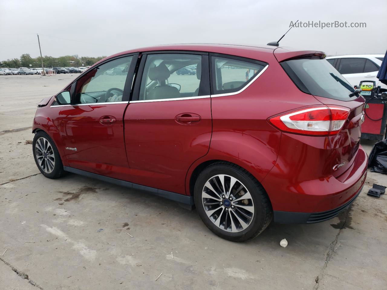 2017 Ford C-max Titanium Burgundy vin: 1FADP5DU3HL103629