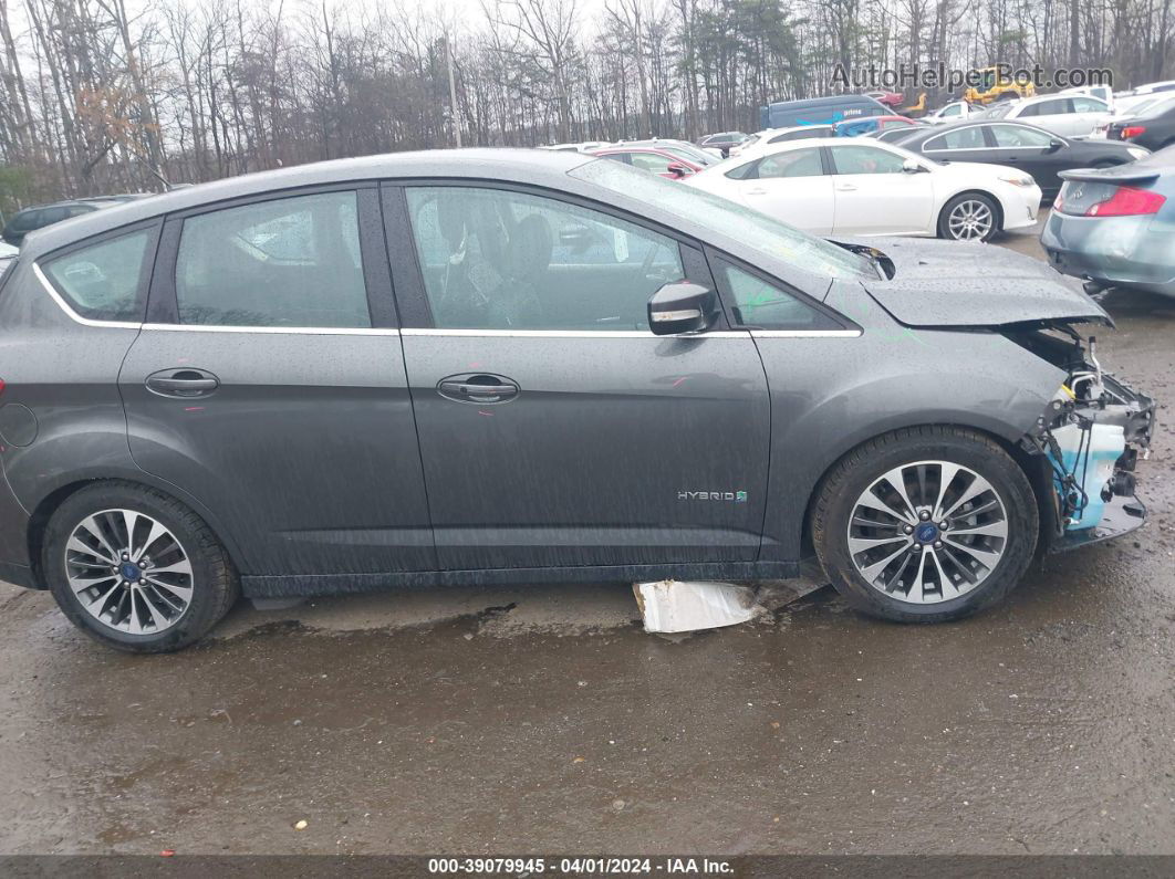 2017 Ford C-max Hybrid Titanium Gray vin: 1FADP5DU4HL103459