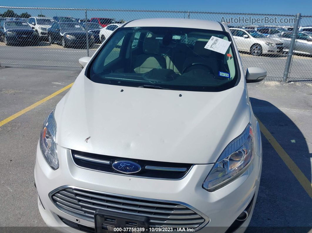 2017 Ford C-max Hybrid Titanium White vin: 1FADP5DU4HL107026