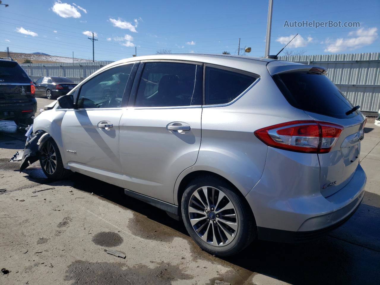 2017 Ford C-max Titanium Silver vin: 1FADP5DU4HL110959