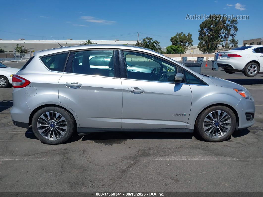 2017 Ford C-max Hybrid Titanium Silver vin: 1FADP5DU6HL105861