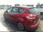 2017 Ford C-max Hybrid Titanium Red vin: 1FADP5DU6HL110624