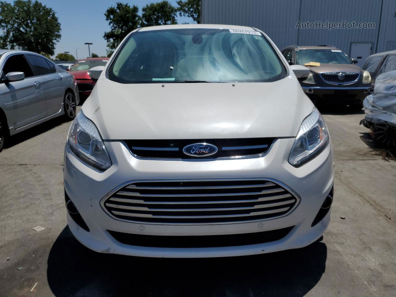 2017 Ford C-max Titanium White vin: 1FADP5DU8HL102847