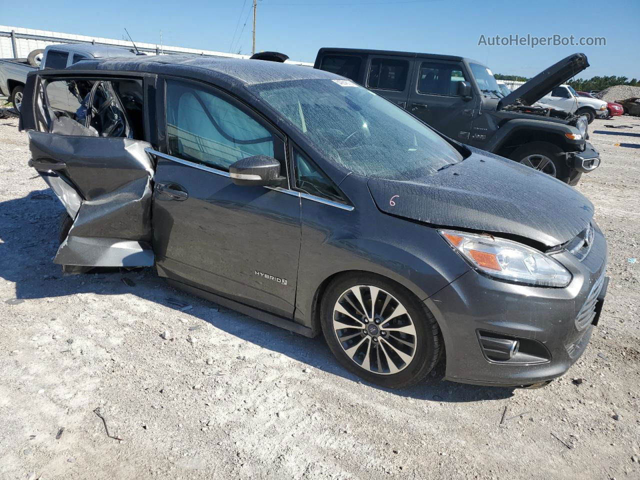 2017 Ford C-max Titanium Black vin: 1FADP5DU8HL106882