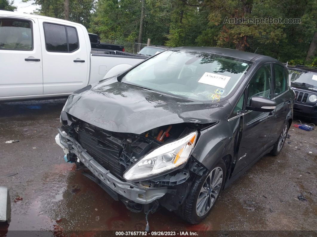 2017 Ford C-max Hybrid Titanium Gray vin: 1FADP5DU8HL108955