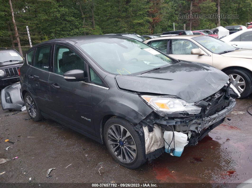 2017 Ford C-max Hybrid Titanium Gray vin: 1FADP5DU8HL108955