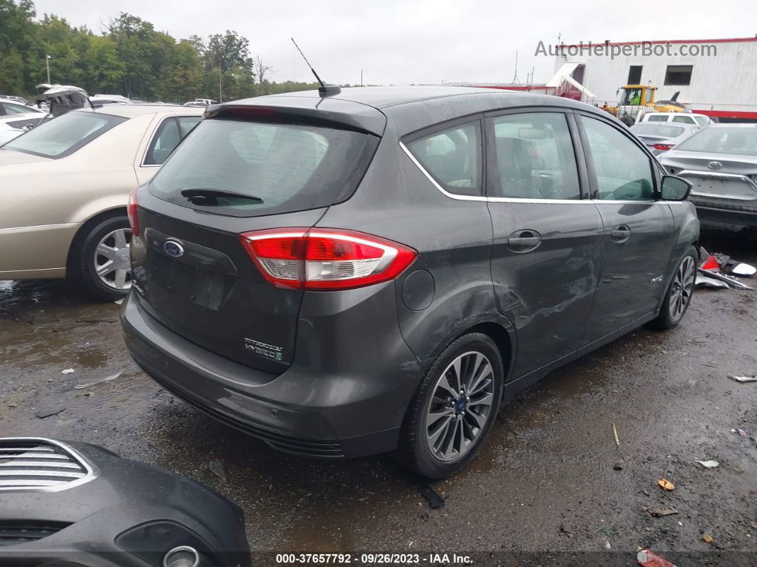 2017 Ford C-max Hybrid Titanium Gray vin: 1FADP5DU8HL108955