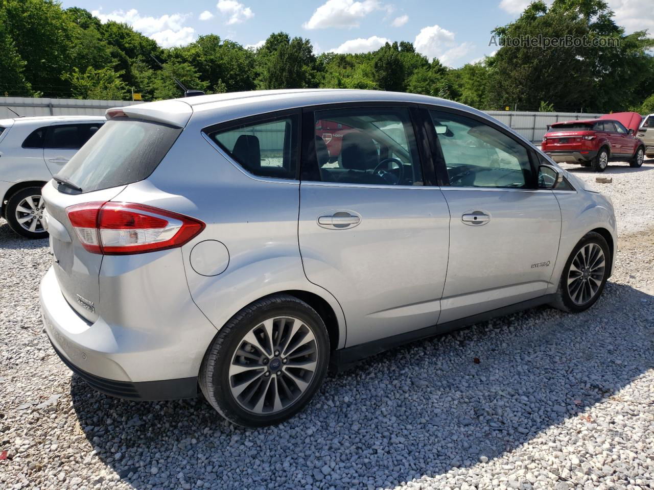 2017 Ford C-max Titanium Silver vin: 1FADP5DU8HL114092