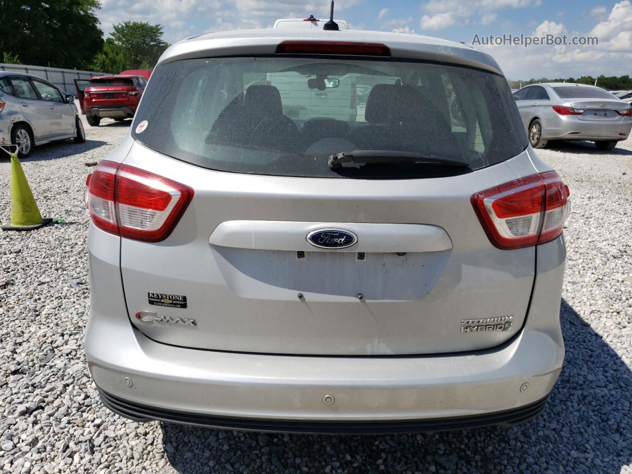 2017 Ford C-max Titanium Silver vin: 1FADP5DU8HL114092