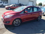 2017 Ford C-max Titanium Red vin: 1FADP5DU8HL117316