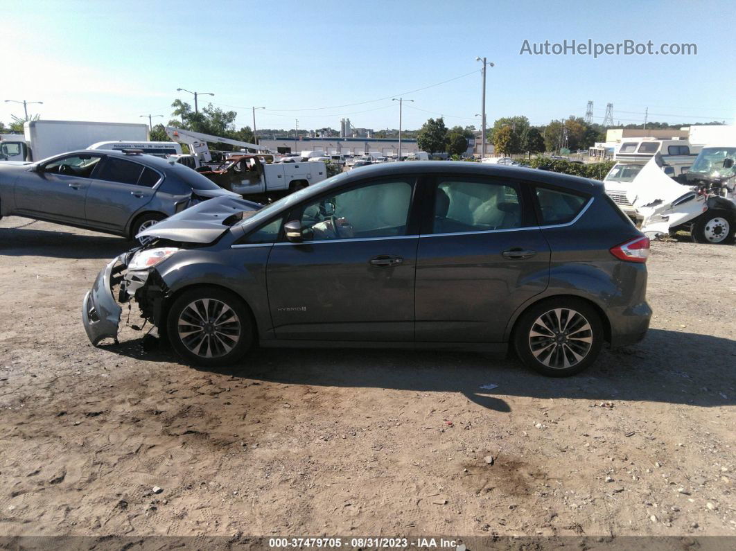 2017 Ford C-max Hybrid Titanium Gray vin: 1FADP5DUXHL101618