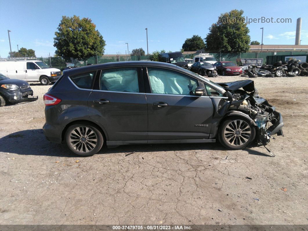 2017 Ford C-max Hybrid Titanium Gray vin: 1FADP5DUXHL101618