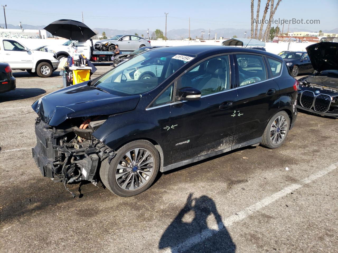 2017 Ford C-max Titanium Black vin: 1FADP5DUXHL102168