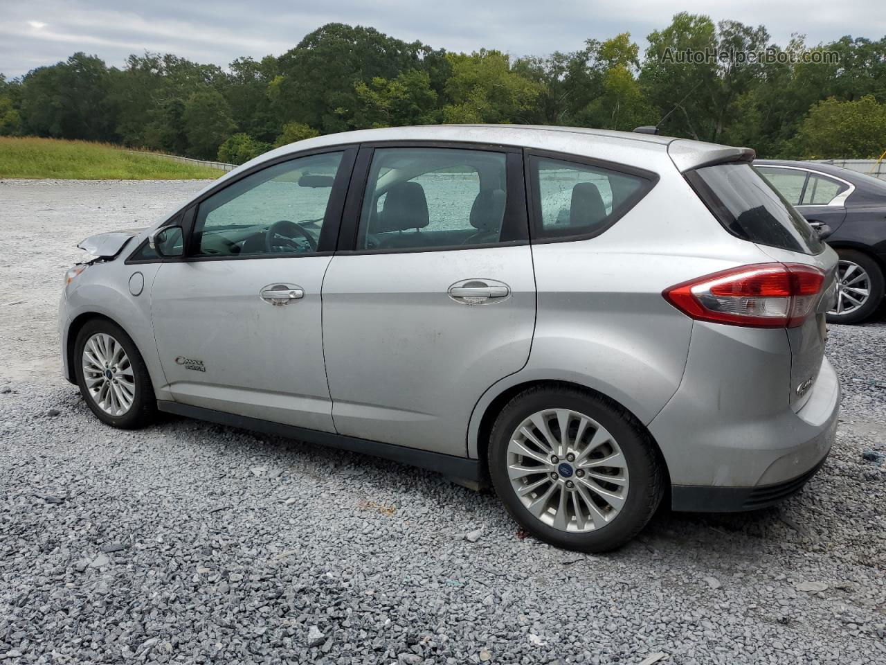 2017 Ford C-max Se Silver vin: 1FADP5EU2HL110411