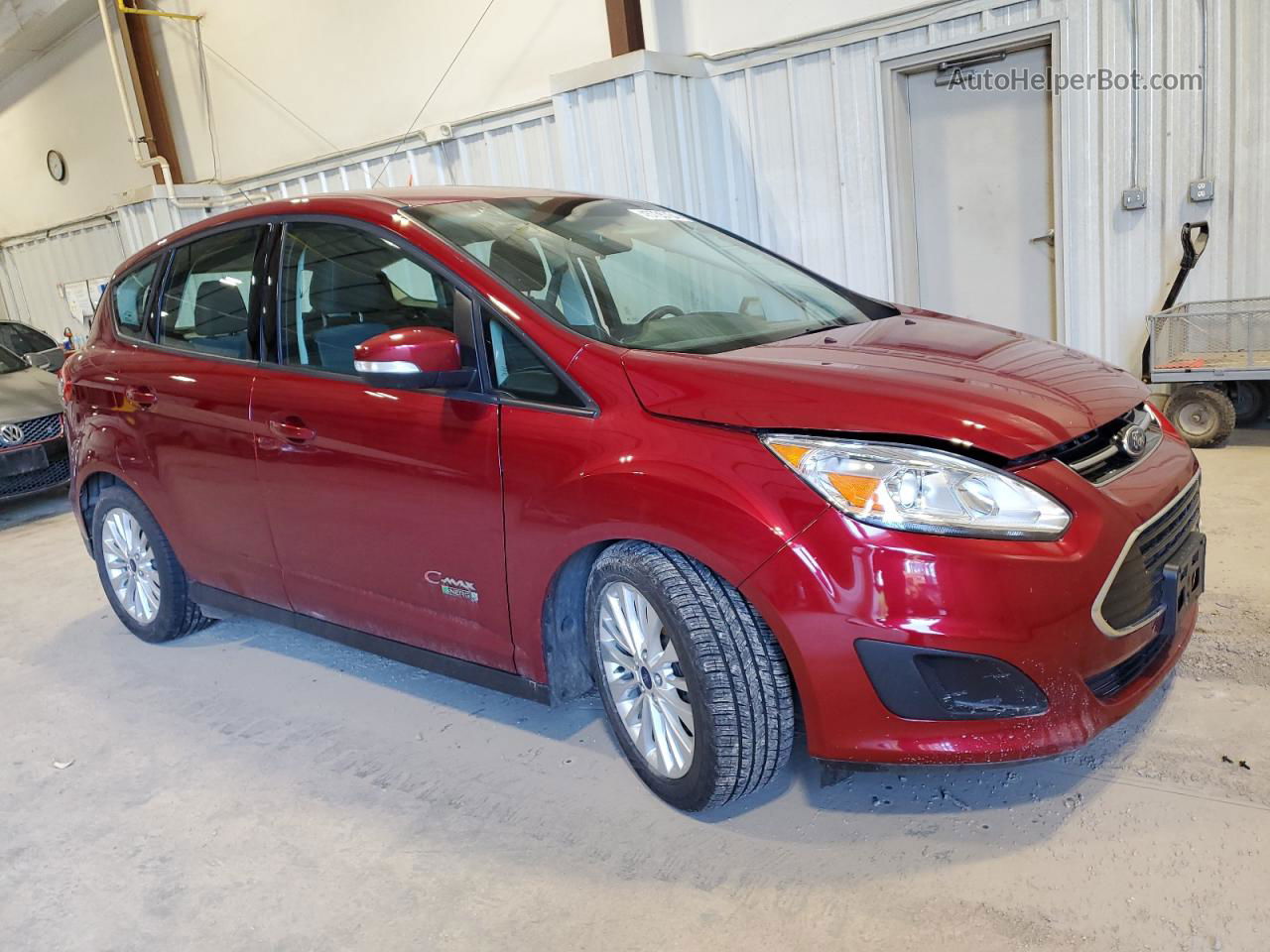 2017 Ford C-max Se Red vin: 1FADP5EU3HL104648