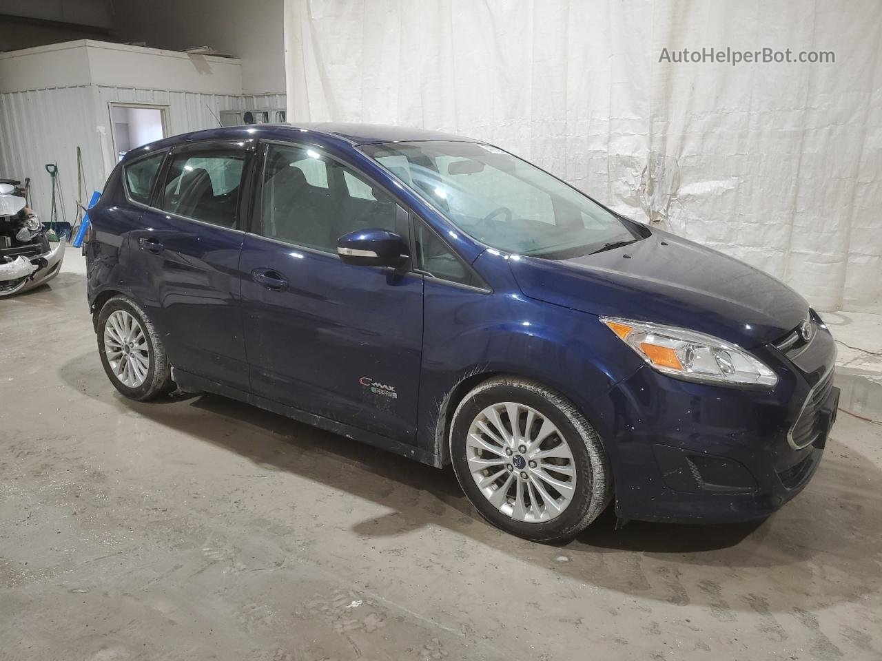 2017 Ford C-max Se Синий vin: 1FADP5EU3HL104777