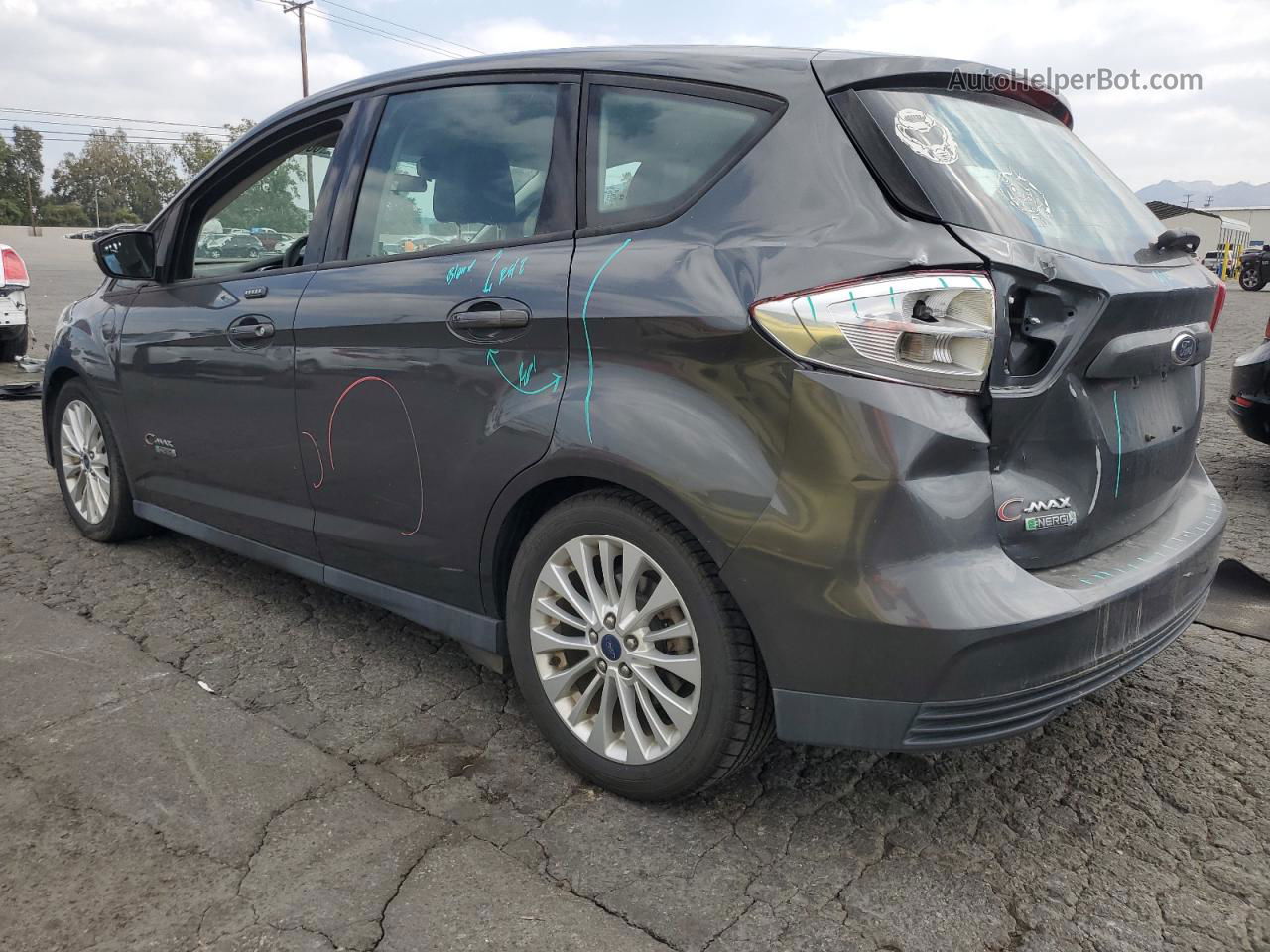 2017 Ford C-max Se Charcoal vin: 1FADP5EU3HL108229