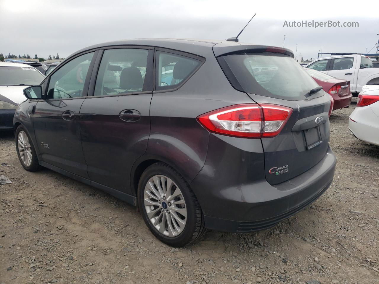 2017 Ford C-max Se Gray vin: 1FADP5EU3HL108781